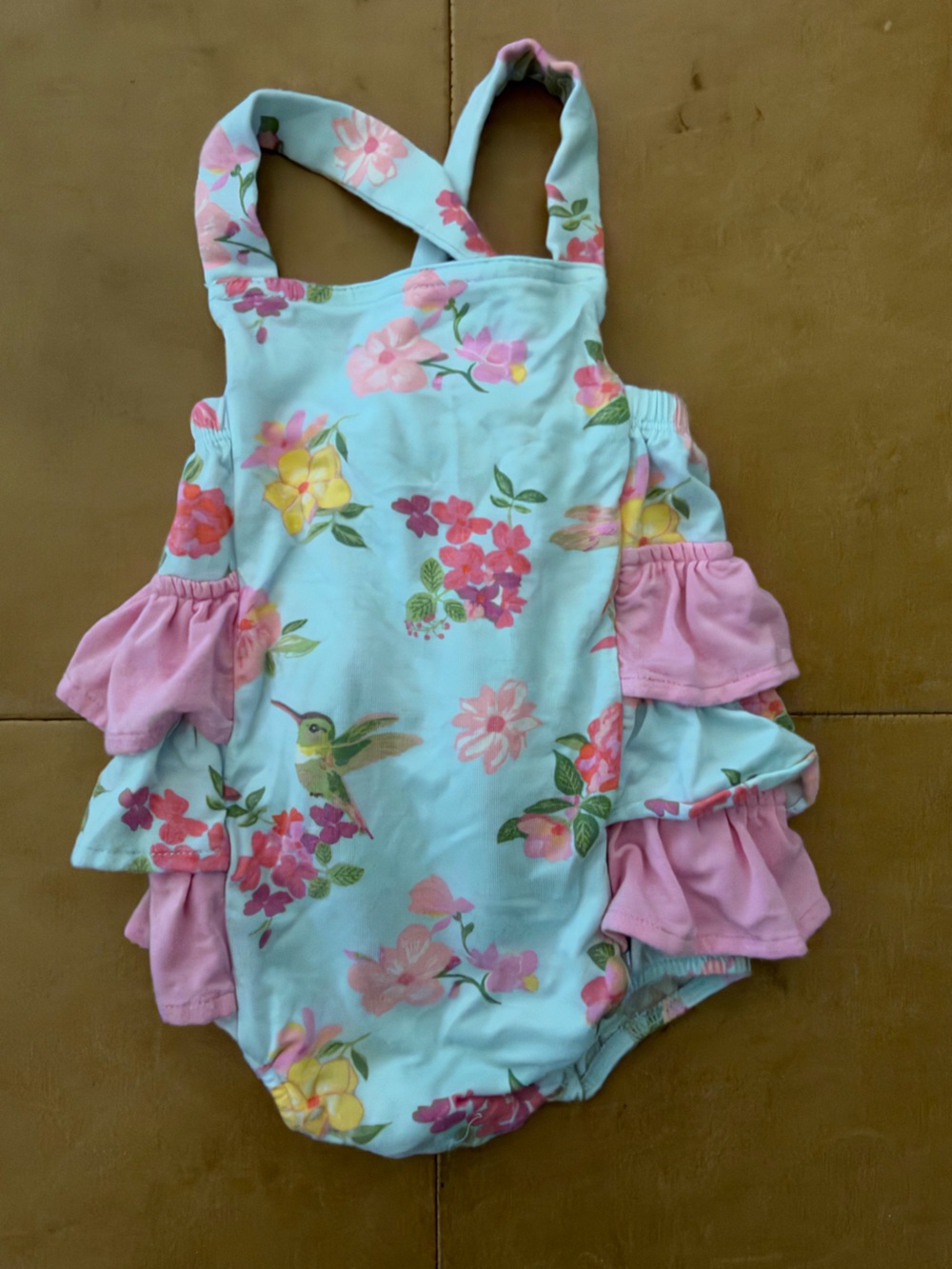 Angel Dear Viscose Bamboo Romper 0-3M